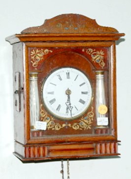 Austrian 2 Weight Pendulette Clock