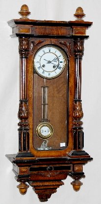 Ornate Carved German RA Wall Clock