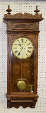 Waterbury Regulator “No. 54” 2 Weight Clock