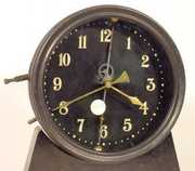 British Gravity Table Clock