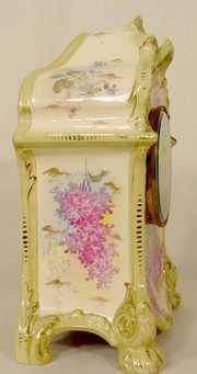 Ansonia La Forge Royal Bonn China Case Clock