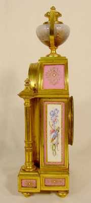 Raingo Dore Bronze & Porcelain Table Clock