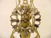 Early Brass Fusee Skeleton Clock