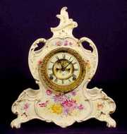 Ansonia Royal Bonn Porcelain Clock