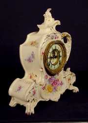 Ansonia Royal Bonn Porcelain Clock