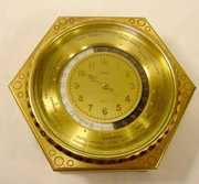 Simca Brass Octagon World Time Clock