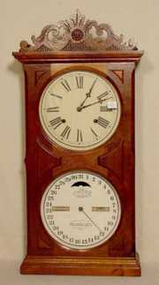 Ithaca Double Dial Table Clock