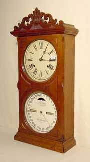 Ithaca Double Dial Table Clock