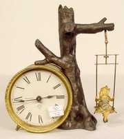 Ansonia Swinging Girl Clock