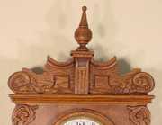 Waterbury Library Oak Hanging Clock