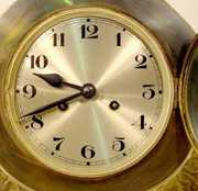 Large Brass Mantle Clock