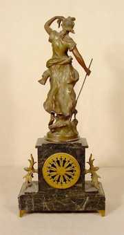 Japy Freres French Figural Amphitrite Clock