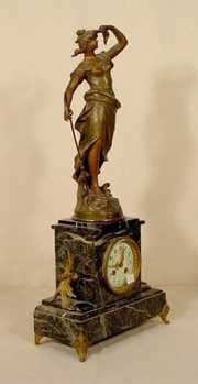 Japy Freres French Figural Amphitrite Clock