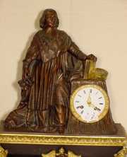 French Figural Martin Luther Clock