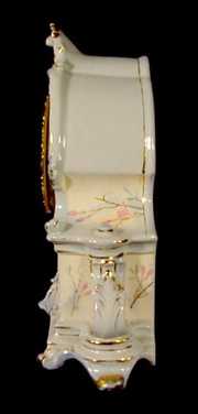 Ansonia La Manche Royal Bonn Porcelain Clock