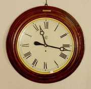 Waterbury 26″ Oak Gallery Clock