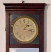 Early American Weight Driven Hanging Clock