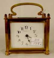 Tiffany & Co. Brass Carriage Clock