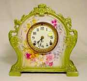 Ansonia Royal Bonn China Case Clock