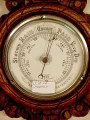 Carved French Clock / Barometer / Thermometer