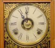 Welch Walnut Hanging Parlor Clock