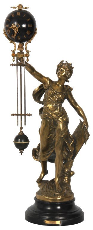 French Moreau Swinging Arm Clock