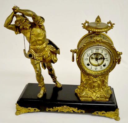 New Haven Hunter Statue Clock