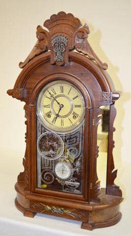 Kroeber Walnut “Oregon” Parlor Clock