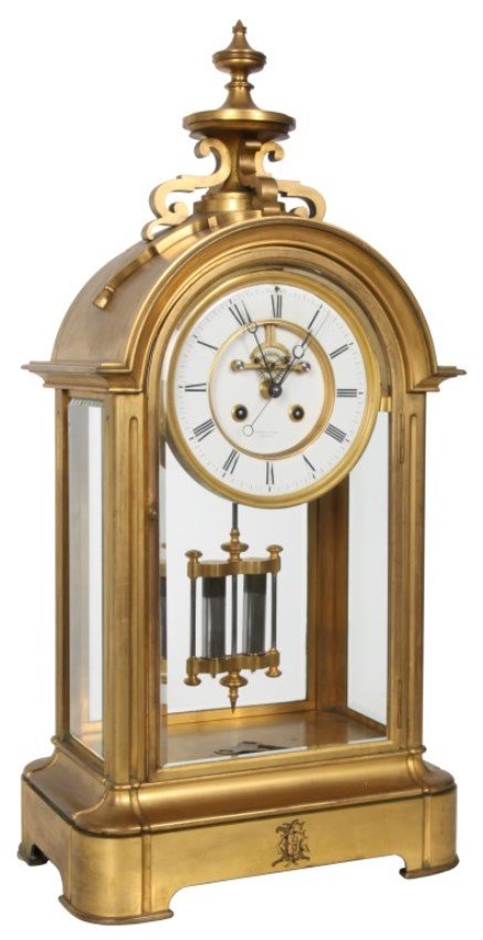 Monumental Tiffany & Co. Crystal Regulator