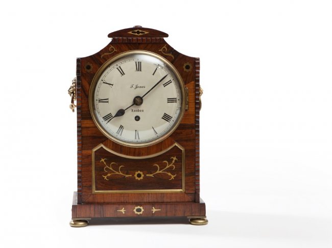 Classic English Bracket Clock by F. Jones, London,