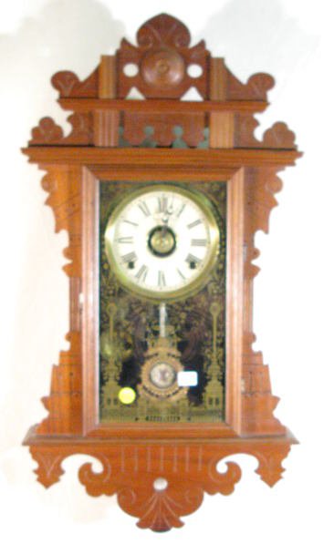 E.N. Welch Eclipse Wall Parlor Clock