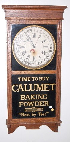 Oak Sessions Calumet Advertising Clock