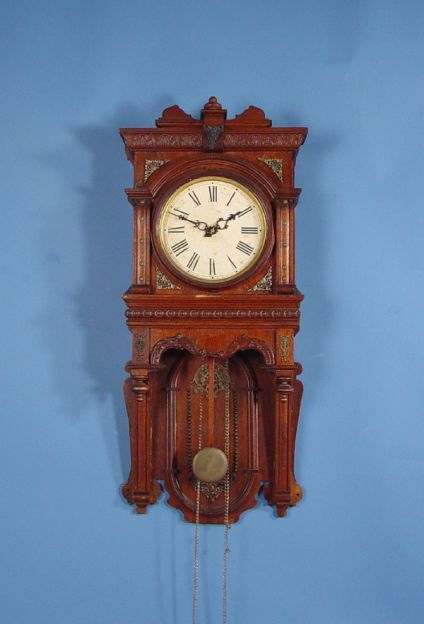 Waterbury Hanging WT DRVN Library Wall Clock