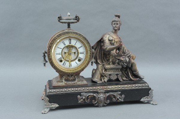 ANSONIA ‘VICTORY’ STATUE CLOCK