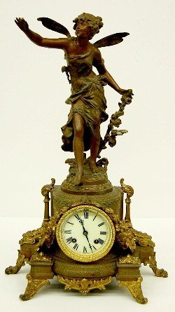 Ansonia Olympus & Chloris Statue Clock