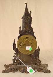 Regent Metal Architectural Figural Clock