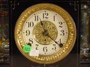 Seth Thomas Black Adamantine Mantle Clock