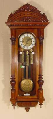 Gustav Becker 3 Wt Vienna Regulator in Walnut