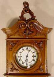 3 Wt Baroque Hanging Vienna Regulator in Walnut