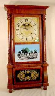 Birge & Gilbert Full Column Shelf Clock