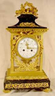 Vincenti Brass & Marble Crystal Regulator