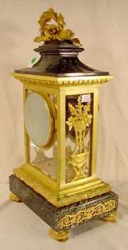 Vincenti Brass & Marble Crystal Regulator