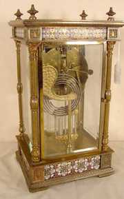 Ansonia Champleve Crystal Regulator