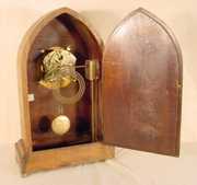 Waterbury Beehive Clock in Mahogany Case