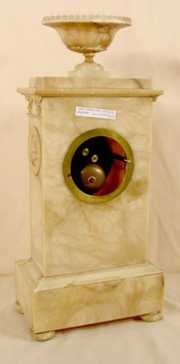 French Marble Column Clock Circa 1835