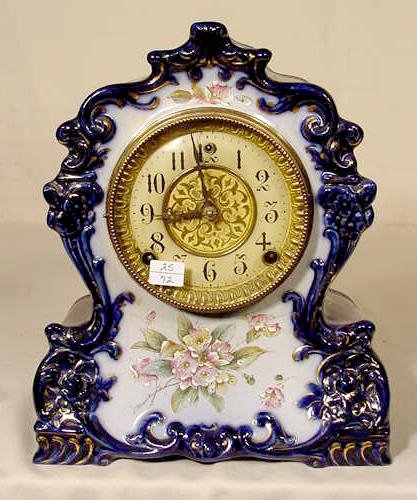 Gilbert No. 419 China Case Clock