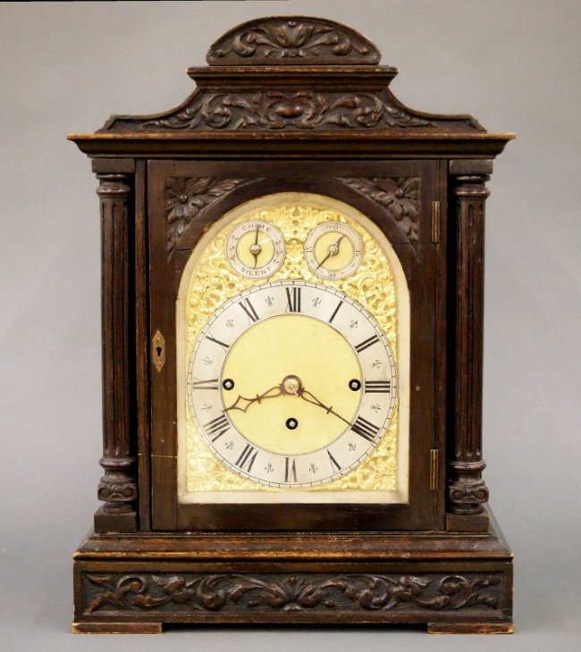 English 3-train Bracket clock