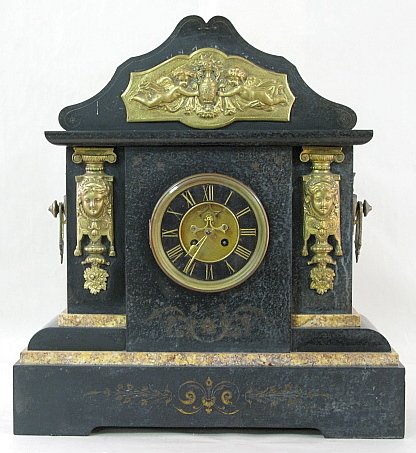 Vincenti French Slate/Marble Clock