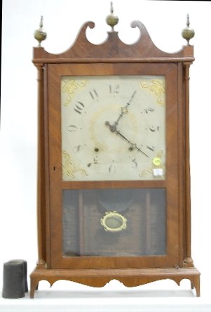 Bishop & Bradley Pillar & Scroll Shelf Clock Price Guide