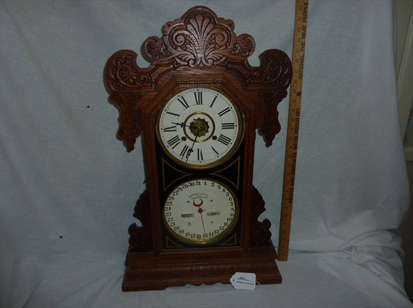 Rare Waterbury Oswego Perpetual Calendar Clock